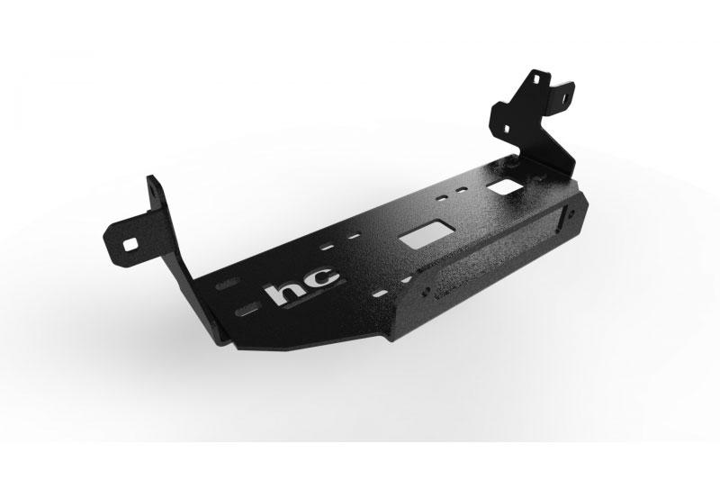 Soporte de cabrestante HC para Hyundai Terracan 2001-2006  - Placa de montaje del cabrestante debajo del parachoques original