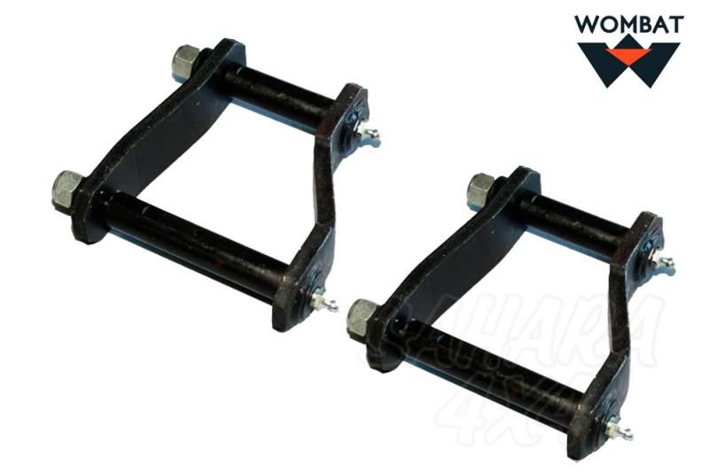 Wombat shackle kit for leaf spring for Fiat Fullback