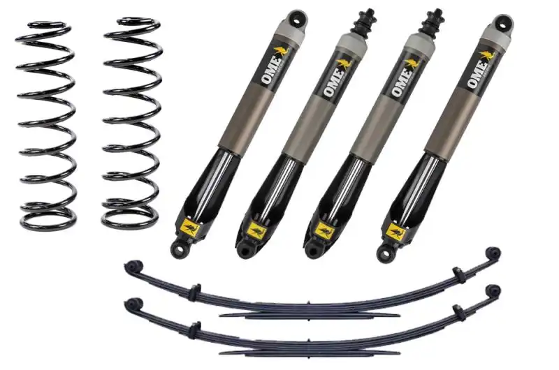 Kit Suspension +4cm OME MT64 Para Toyota Land Cruiser 70/76/78/79 - Consta de 2 muelles , 4 amortiguadores MT64 y 2 ballestas