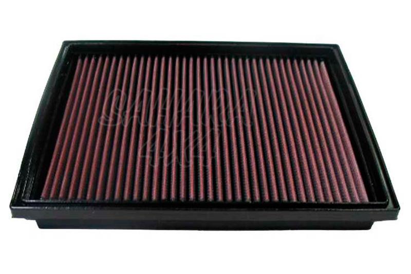 Replacement air filter K&N for Volkswagen Transporter T4 1995-2003 - K&N 33-2759: Height 3 cm x Long 27.3 cm x Wide 21.9 cm. 