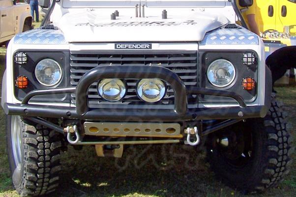 Bumper Tubular HD with A bar Land Rover Defender  - Without Winch Mount