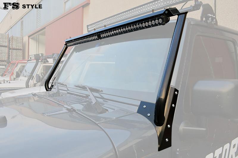 Barra porta focos LED tubular para Jeep Wrangler JK