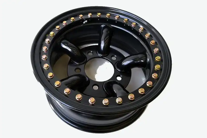 TYREX BEADLOCK WHEEL 5 PIPES 7X16 OFFSET -25 BLACK - Size available: 7x16 5x165,1 ET-25 +11.5cm