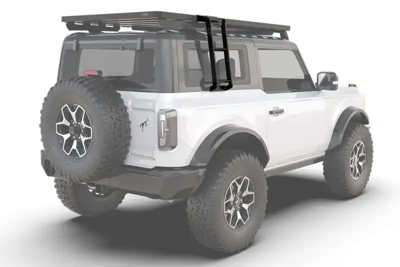 Ford Bronco (2021-Current) Side Mount Ladder  - Get set for super quick and easy access to your gear on the Slimline II Roof Rack with this strong Ford Bronco Side Mount Ladder. You can now add or remove all types of gear to or from your rack with ease.