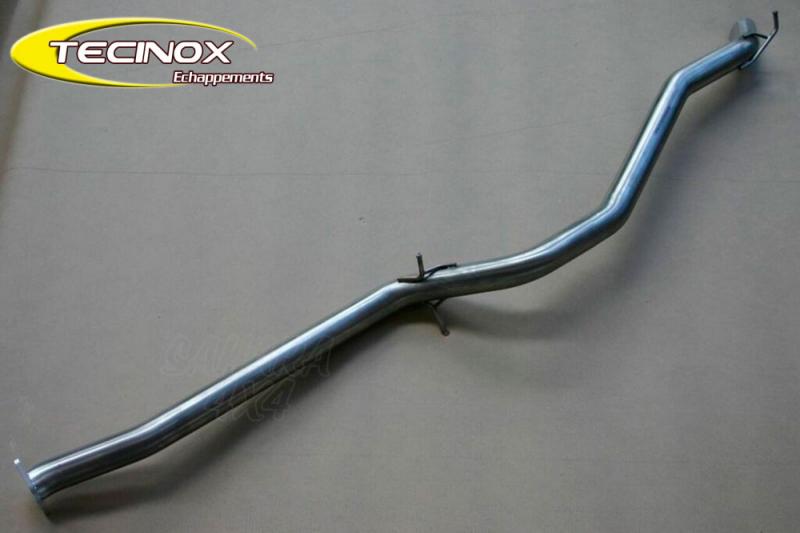 Tecinox mid without silencer + Rear Exhaust Inox , Ford Ranger 2L2 et 3L2 2011-2015