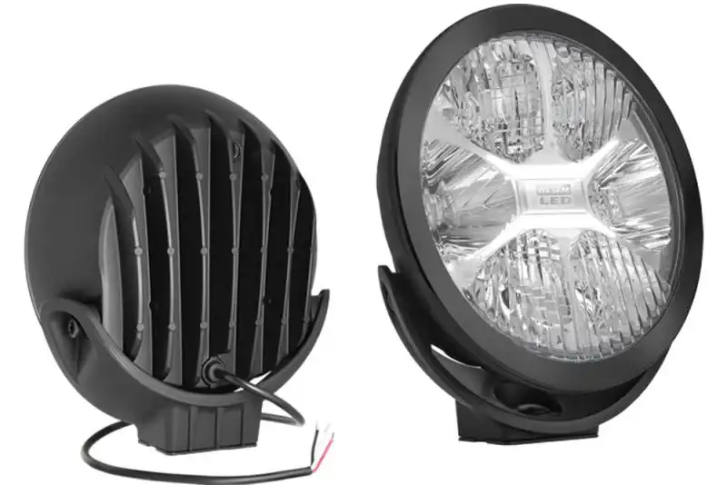 Faro largo alcance LED CE 220 25cd 12/24V - FERVOR, negro