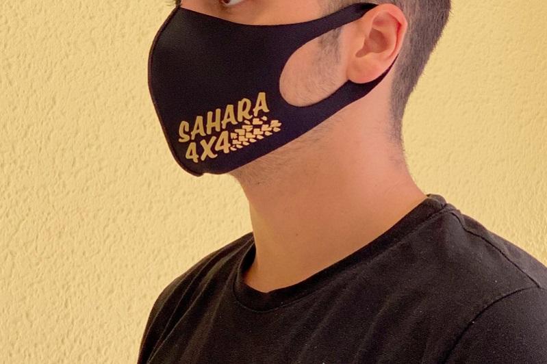 Reusable Mask with sahara4x4 logo