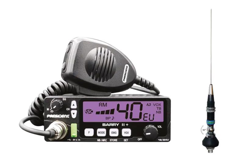 President BARRY II transmitter pack (TXPR122) + President IOWA S antenna (AMMI220)