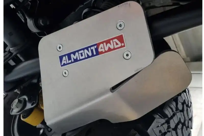 Proteccin amortiguadores 8mm Almont para Ford BRONCO WILDTRAK BADLANDS 2023> - Duraluminio H111 8 mm