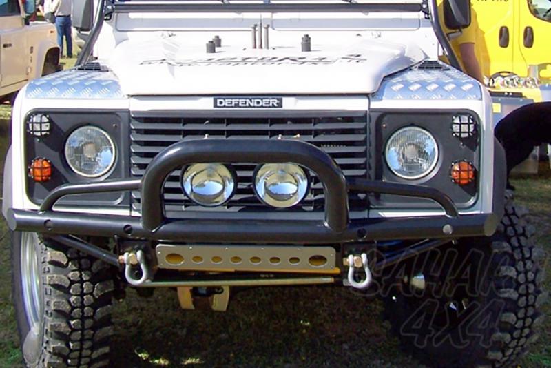 Bumper Tubular HD with A bar Land Rover Defender  - With Winch Mount