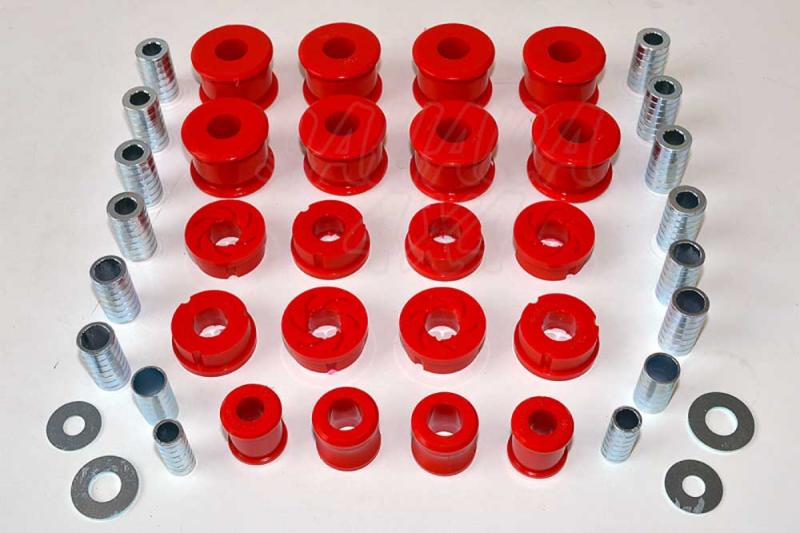 N100 Complete bush kit of poliurethane LJ/KZJ 70 Square light