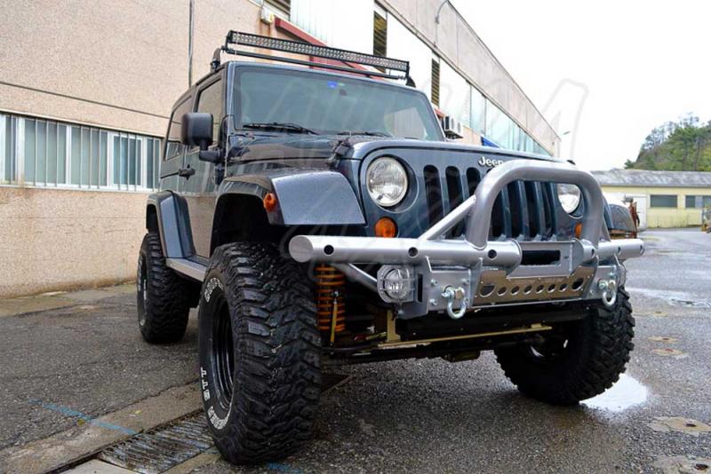 Front Winch Bumper tubular para Jeep Wrangler JK