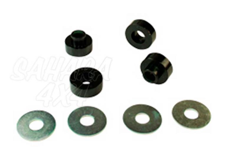 N05 Casquillos Poliurethano Nolathane Amortiguadores delanteros superiores Land Cruiser HDJ200 - kit de 4 casquillos