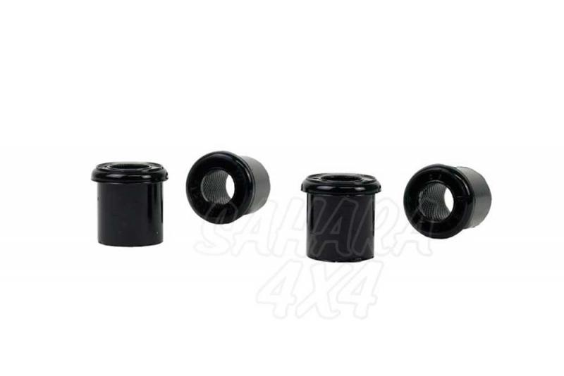 N12 Casquillos Poliurethano Nolathane Ballestas traseras , gemela a chasis Isuzu D-Max  - Kit de 4 casquillos