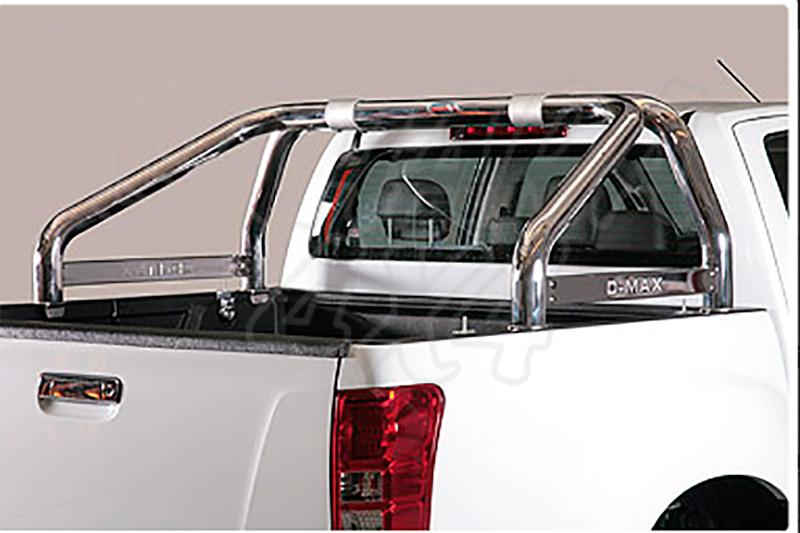 Rollbar en tubo inox 70 mm con grabacin para Isuzu D-Max 2012-