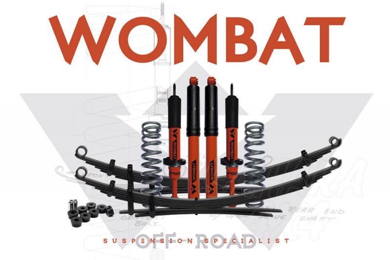 Kit suspension + 35 mm Wombat Nissan D23 2015+ ballestas traseras