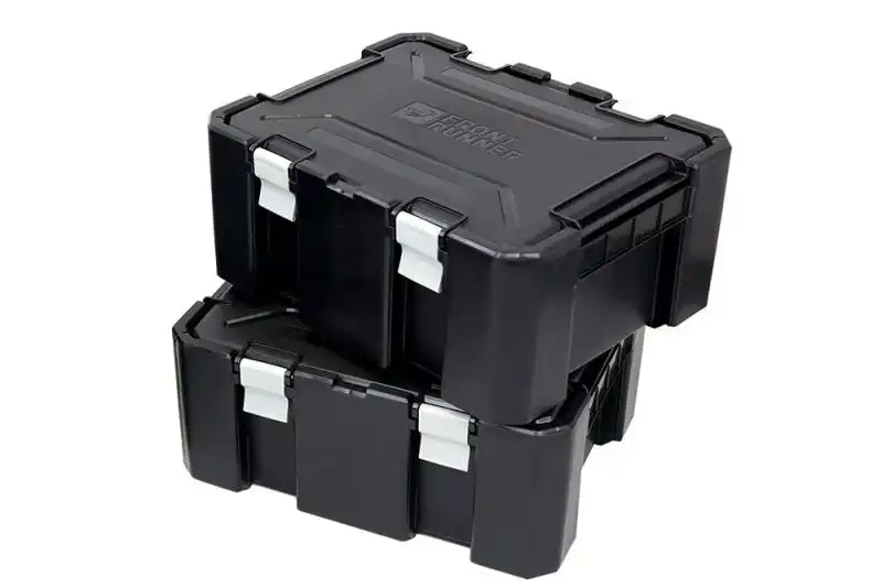 Wolf Pack Pro / Twin Set - Our new stackable storage boxes are made from impact-resistant plastic, and now feature new extra-secure latching, providing extra durability so your gear will stay safe even when your rig gets dirty. If you have extra cargo, ordering this twin set adds even more value to your storage.