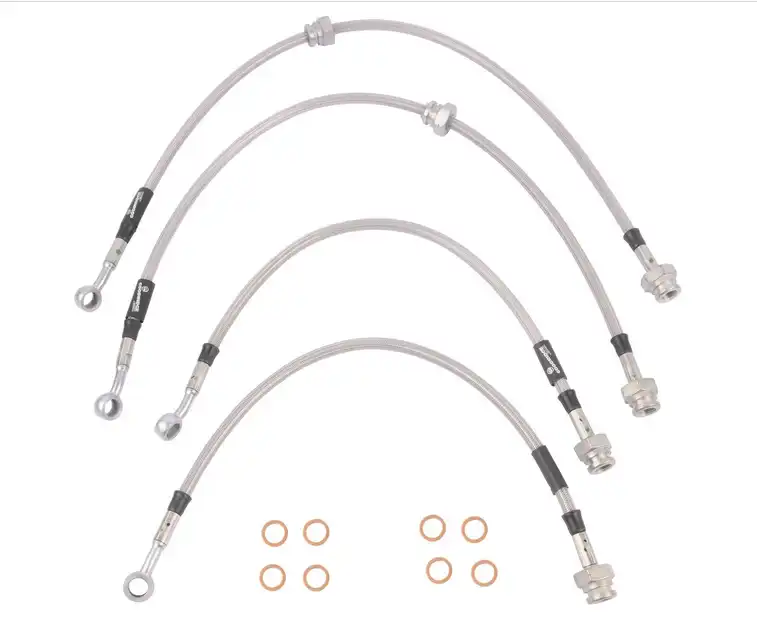 Metallic brake line +10cm for Land Rover Discovery 2
