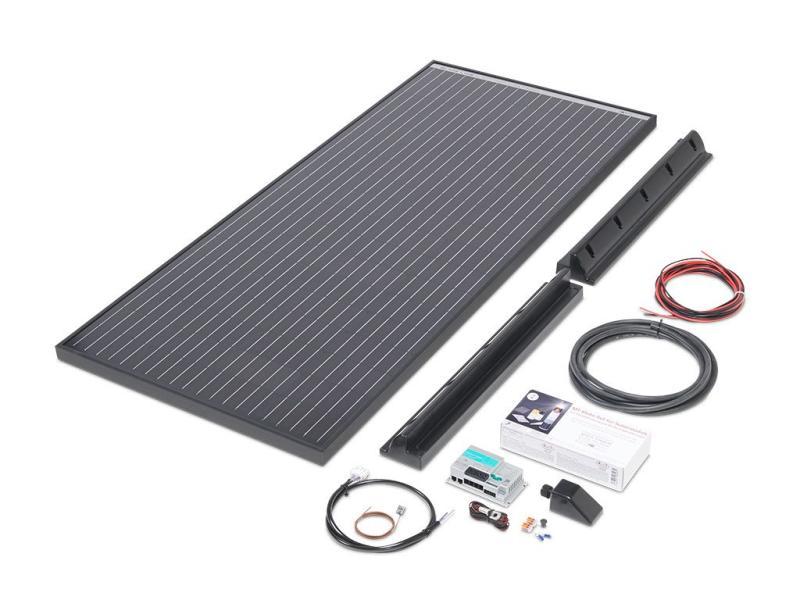 Kit placa solar Dometic Bttner MT 75MC - Este sistema completo BLACK LINE funciona con un potente mdulo de cristal de 170 vatios. En cualquier momento puede instalarse un segundo mdulo equivalente.