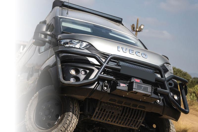 Soporte de cabrestante Iveco 4x4