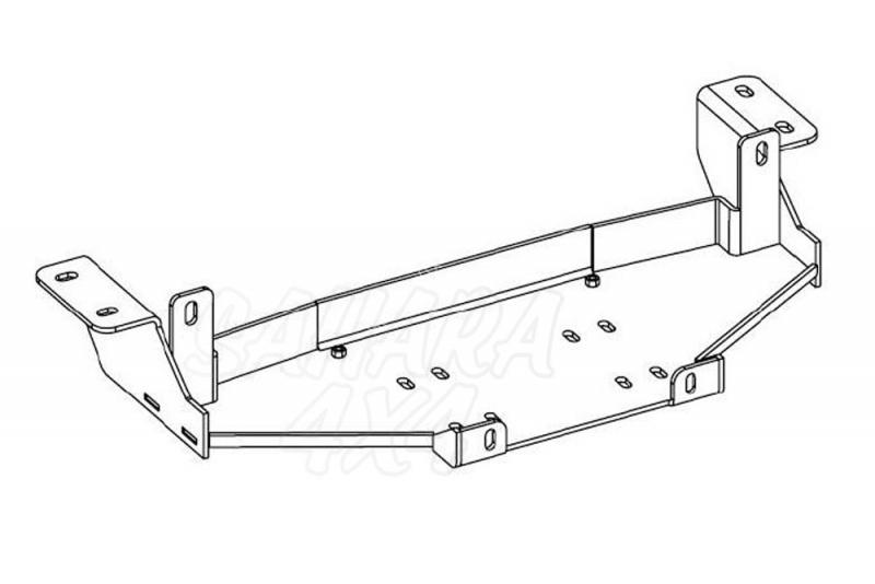 Hidden winch mounting plate - Mercedes-Benz X-Classe V6 (2017 -)