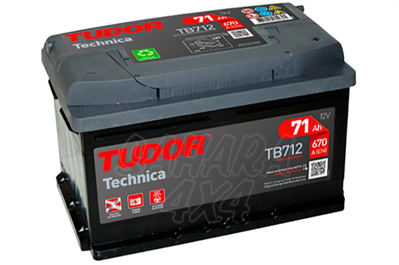 Bateria TUDOR Technica TB712 71 AH , Positivo Derecha