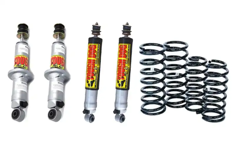 EFS Springs and Shock Absorbers Kit Tough Dog Adjustable 40 mm, Toyota Land Cruiser 200 + 35 mm - EFS Spring Kit + Tough Dog Shock Absorbers