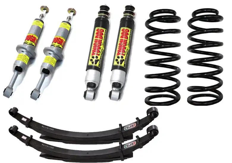 Kit de Muelles y ballest EFS y Amortiguadores Tough Dog Adjustable 40 mm , Ford Ranger PX3 2018- + 4