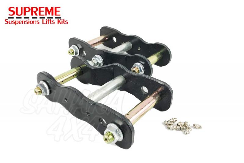 Rear shackle kit +25/50 mm for Toyota Hilux Revo 2015+