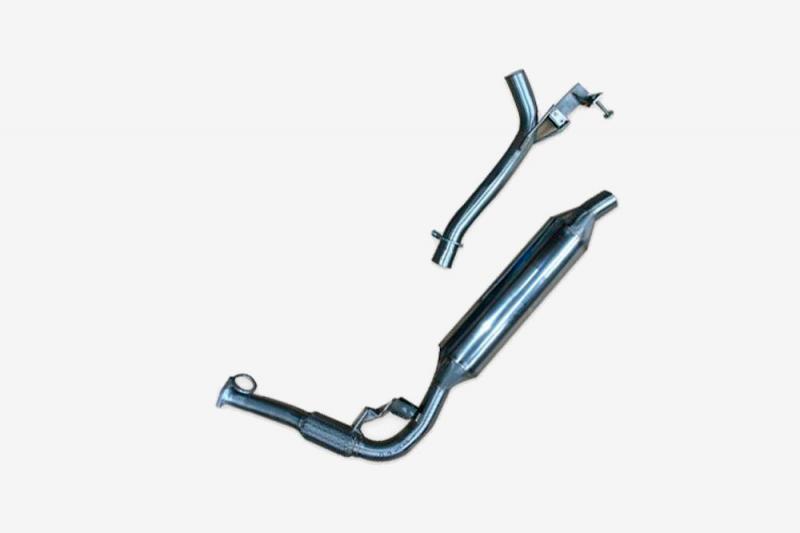 Side exit HDJ80 1990 to 1998 from turbo Tecinox for Toyota Land Cruiser HDJ80 - Made of stainless steel 