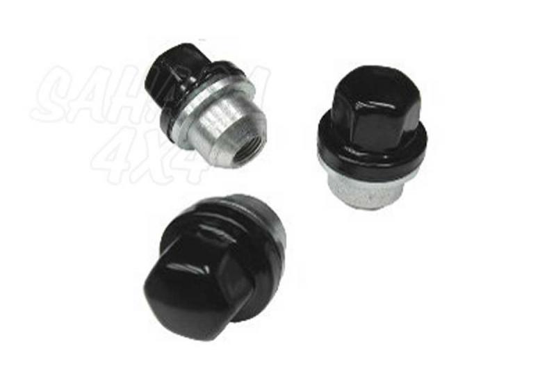 Wheel Nuts for Land Rover Defender colour black