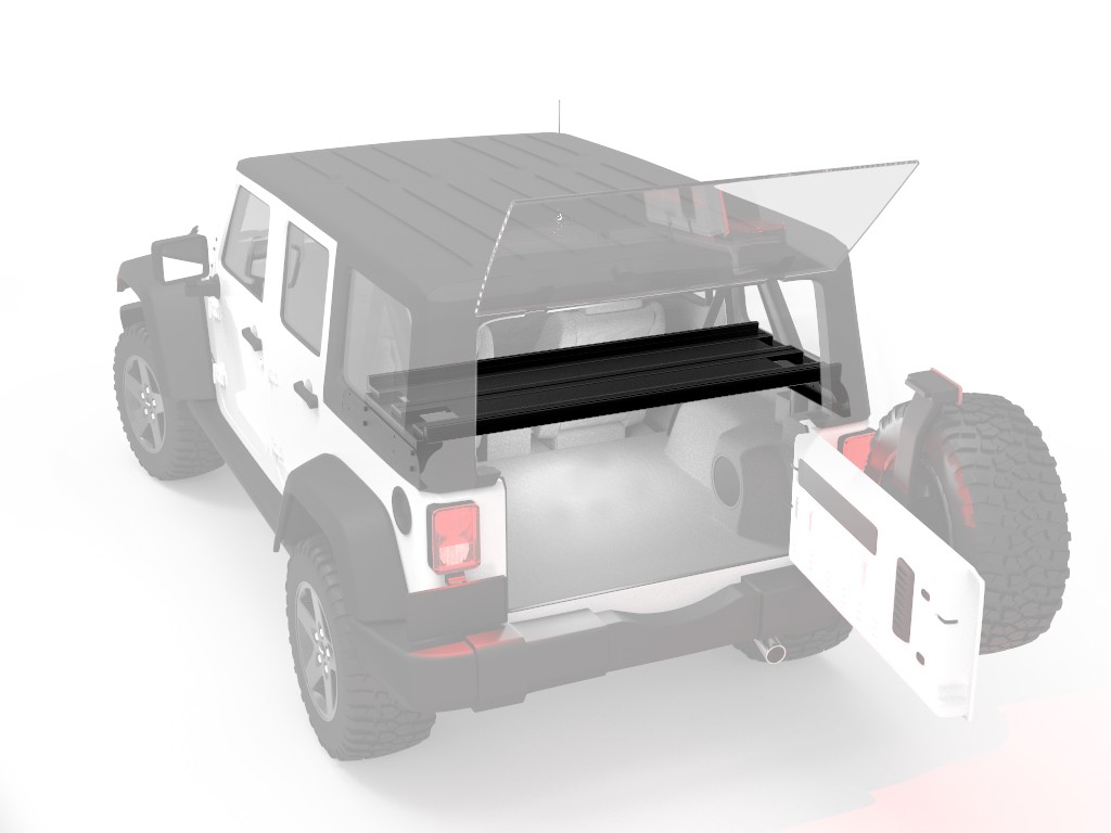 Jeep Wrangler JKU 4-Door Cargo Storage Interior Rack 