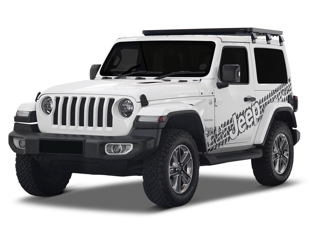 Jeep Wrangler JL 2 Door (2018-Current) Slimline II 1/2 Roof Rack Kit - by Front Runner