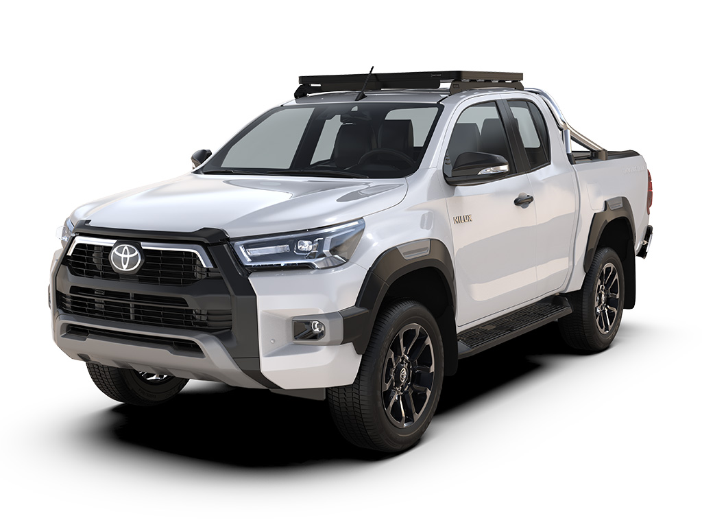 Toyota Hilux Revo Extended Cab (2016-Current) Slimline II Roof Rack Kit / Low Profile - by Front Run